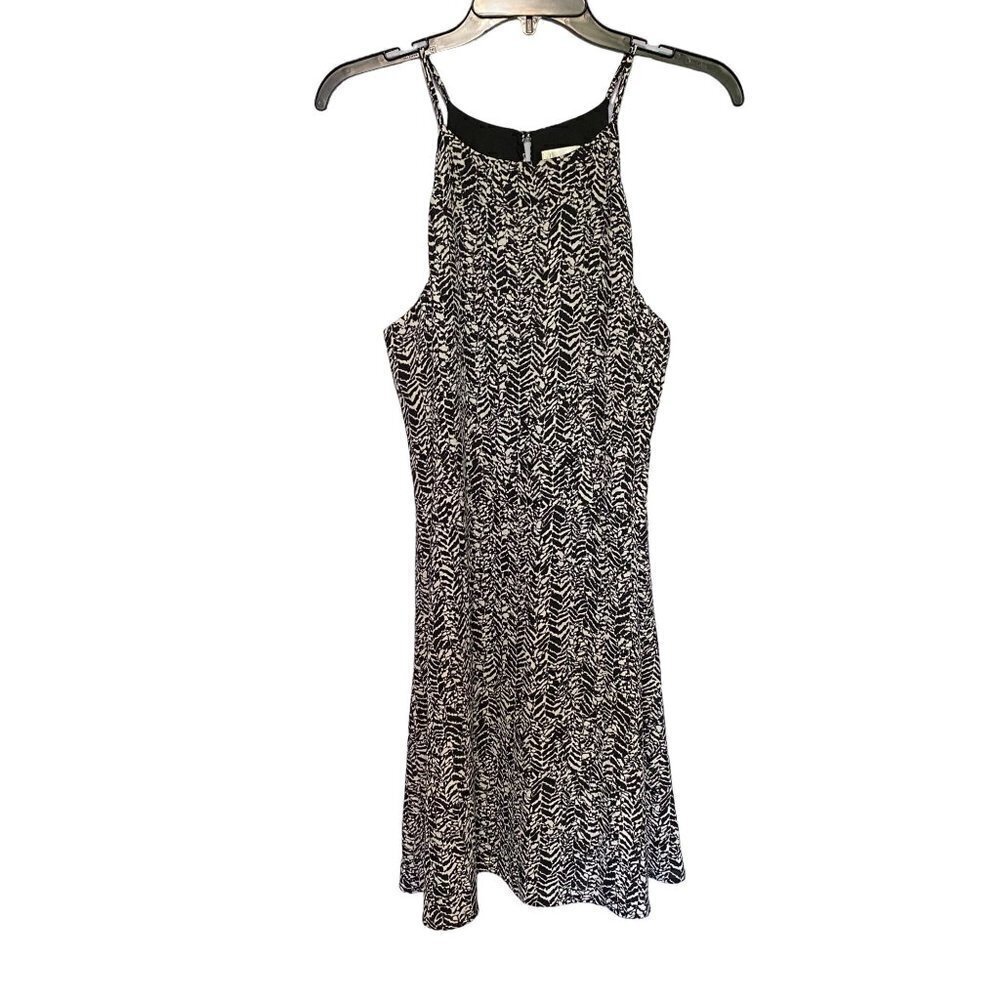 Decree Women's Black and White Sleeveless‎ Shift Dress Size Large